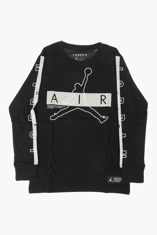 AIR JORDAN t-shirt JUMPMAN stampa logo manica lunga