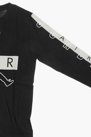 AIR JORDAN t-shirt JUMPMAN stampa logo manica lunga