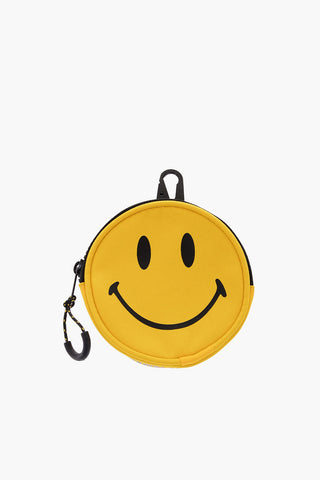 SMILEY nylon coin holder with zip closure