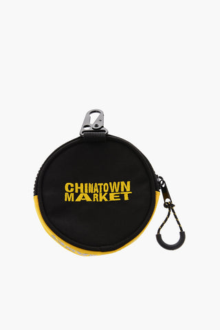 SMILEY nylon coin holder with zip closure