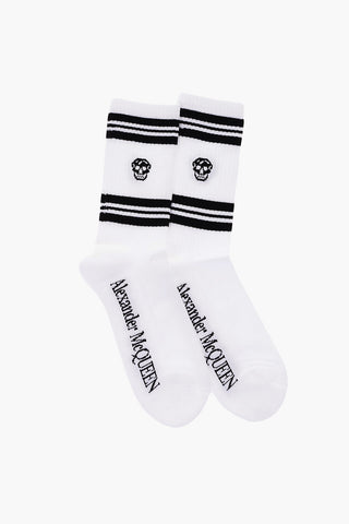 Calzini stretch con ricamo