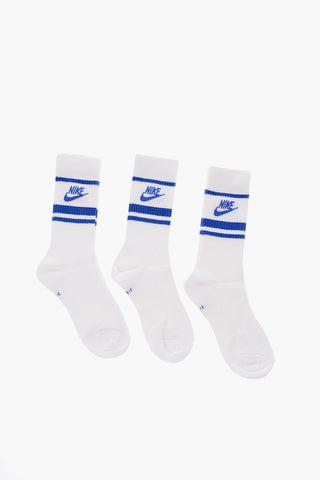 stretch cotton long socks 3 pairs set