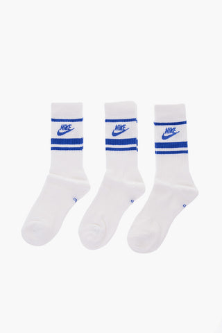 stretch cotton long socks 3 pairs set