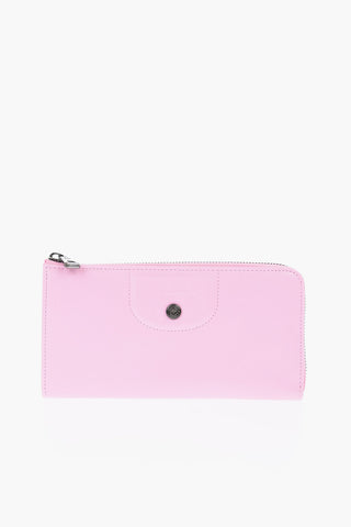 Portafoglio in pelle con chiusura zip