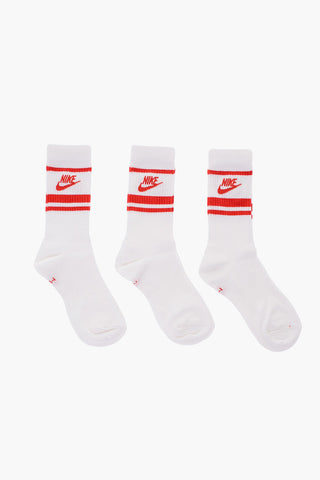 stretch cotton long socks 3 pairs set