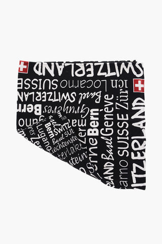 printed fleece scarf