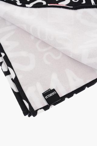 printed fleece scarf