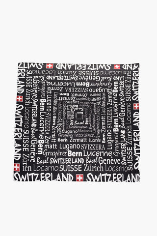 printed fleece scarf