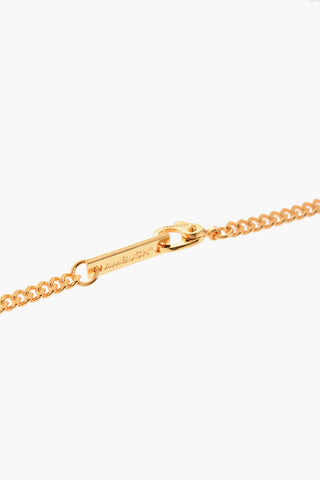 Brass necklace with lighter case pendant