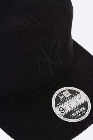 solid color cap with embossed logo