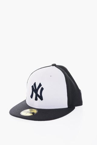 Cappello baseball bicolore in cotone con logo in rilievo