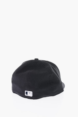 Cappello baseball bicolore in cotone con logo in rilievo