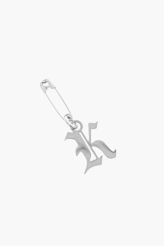 set of 5 metal brooches with pendant