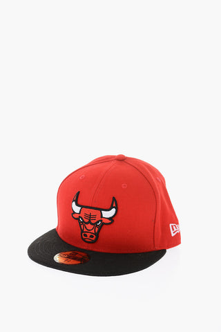cappello baseball bicolore con patch