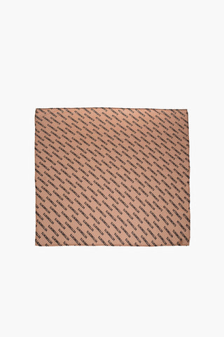 all over logo fleece scarf