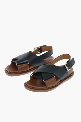 Leather Criss-cross FUSSBETT Sandals