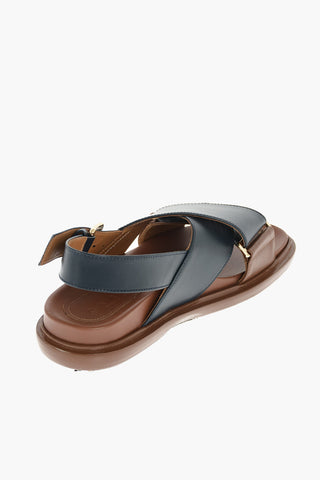 Leather Criss-cross FUSSBETT Sandals