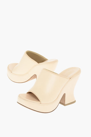 Soft Leather Statement Mules 11 cm