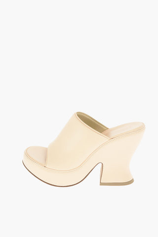 Soft Leather Statement Mules 11 cm
