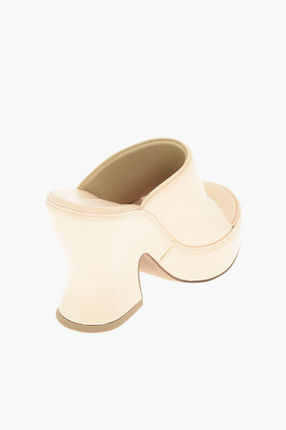 Soft Leather Statement Mules 11 cm