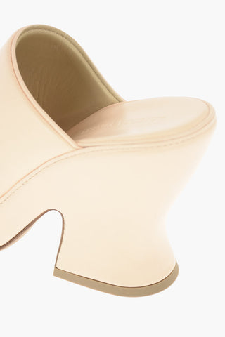 Soft Leather Statement Mules 11 cm