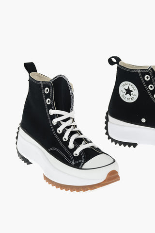 CHUCK TAYLOR ALL STAR sneakers alte in cotone con suola track
