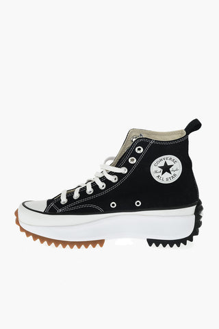 CHUCK TAYLOR ALL STAR sneakers alte in cotone con suola track