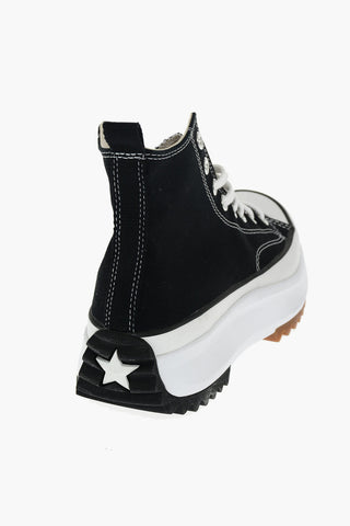 CHUCK TAYLOR ALL STAR sneakers alte in cotone con suola track