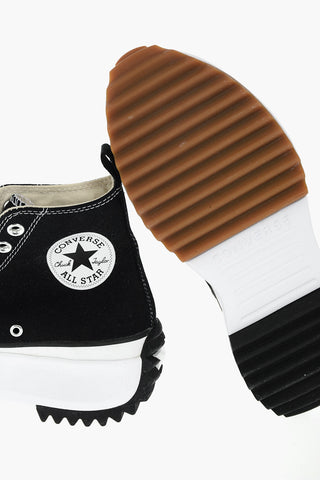 CHUCK TAYLOR ALL STAR sneakers alte in cotone con suola track