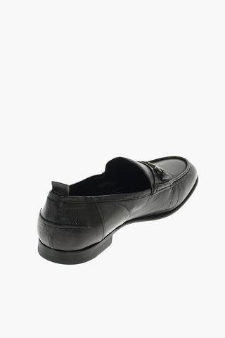 leather CABDY CRUST Bit loafers