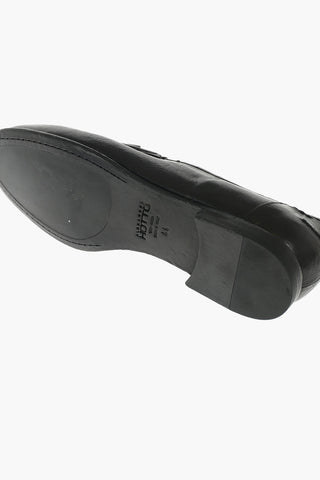 leather CABDY CRUST Bit loafers