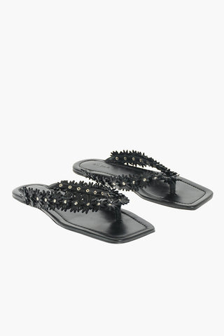 leather GITA thong sandals