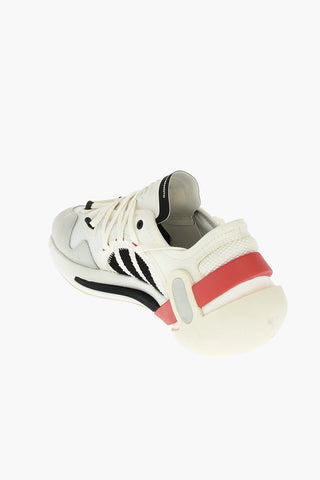 Y-3 YOHJI YAMAMOTO leather and fabric IDOSO BOOST sneakers with embossed logo