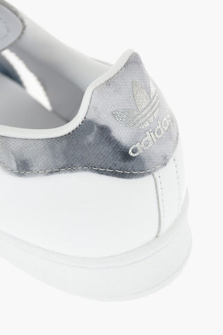 leather SUPERSTAR W sneakers with sheer details on the side
