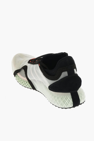 Y-3 YOHJI YAMAMOTO mesh  RUNNER 4D IOW sneakers with braided sole