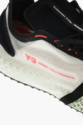 Y-3 YOHJI YAMAMOTO mesh  RUNNER 4D IOW sneakers with braided sole