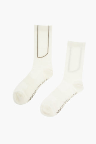 Calzini in cotone stretch a costine