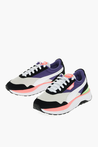 leather and fabric CRUISE RIDER SILK ROAD sneakers