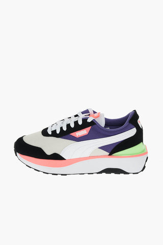leather and fabric CRUISE RIDER SILK ROAD sneakers