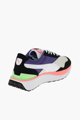 leather and fabric CRUISE RIDER SILK ROAD sneakers