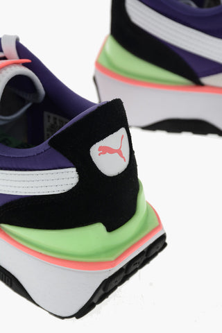 leather and fabric CRUISE RIDER SILK ROAD sneakers