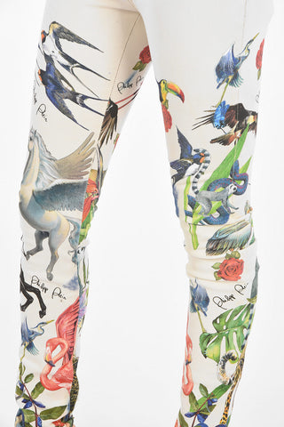 Printed JUNGLE Slim Fit Denims