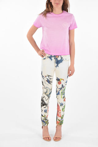 Printed JUNGLE Slim Fit Denims