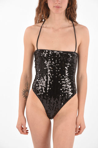 Body Halterneck Paillettato