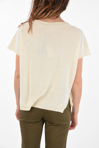 Short Sleeve Sweater with Sequins