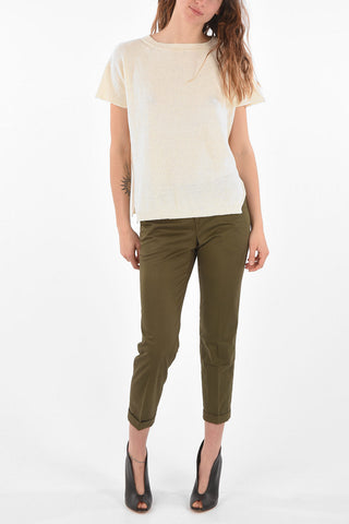 Short Sleeve Sweater with Sequins