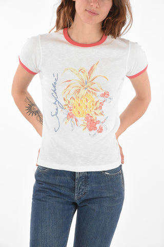 SEE BY Crew Neck Printed T-Shirt