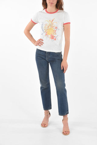 SEE BY Crew Neck Printed T-Shirt