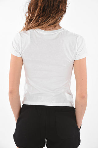 Crew Neck Old School Printed T-Shirt