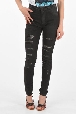 Studded TOMORROW Distressed Denims
